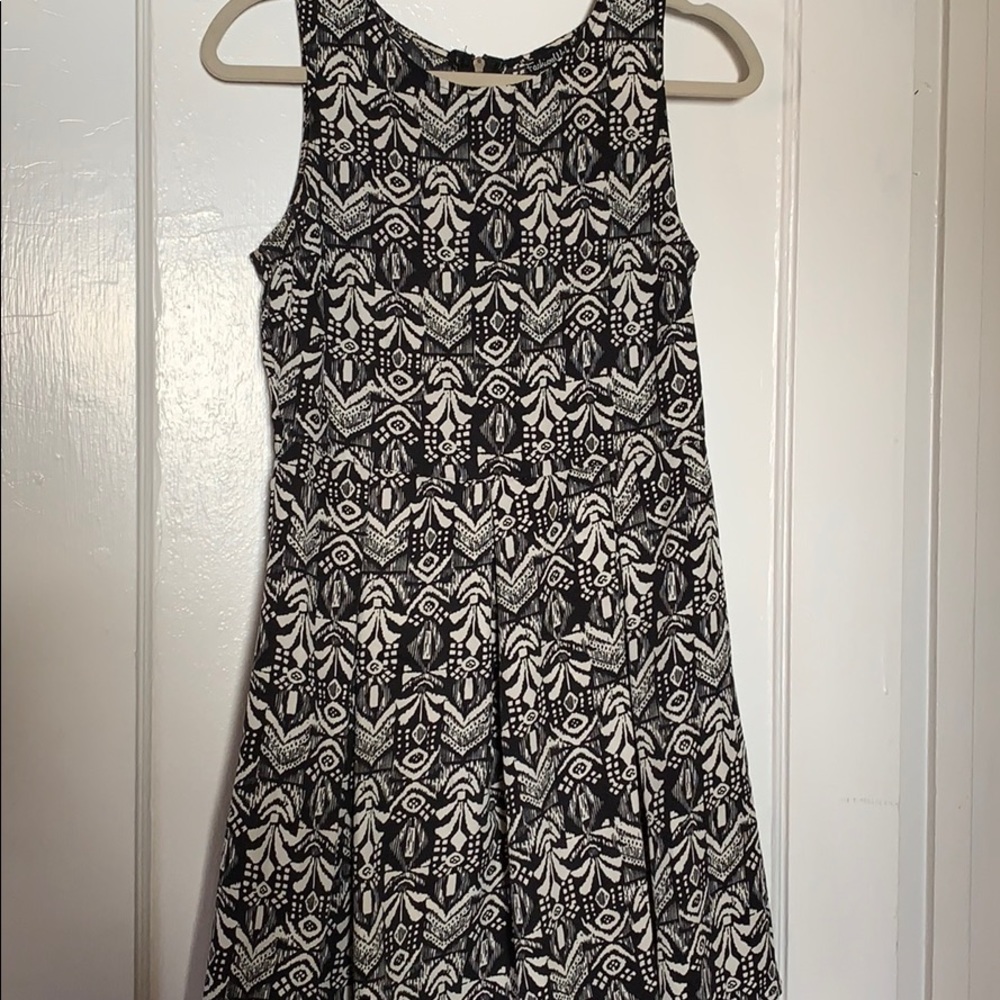 Black & White Mini Dress
